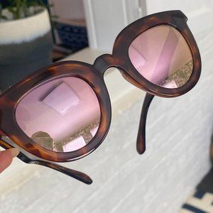 MR. BOHO Hayes Tortoiseshell Pink mirror lens